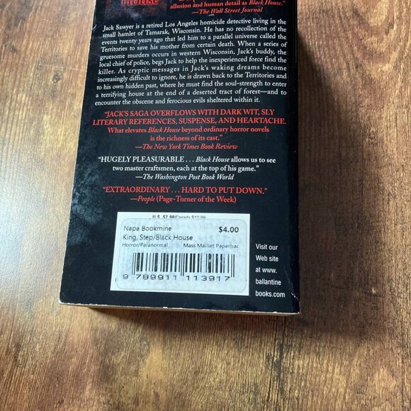 Black House by Stephen Kind and Peter Straub, Paperback Book - Picture 4 of 4